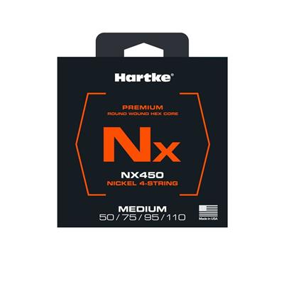 Medium Gauge, 4-string set (50, 75, 95, 110)